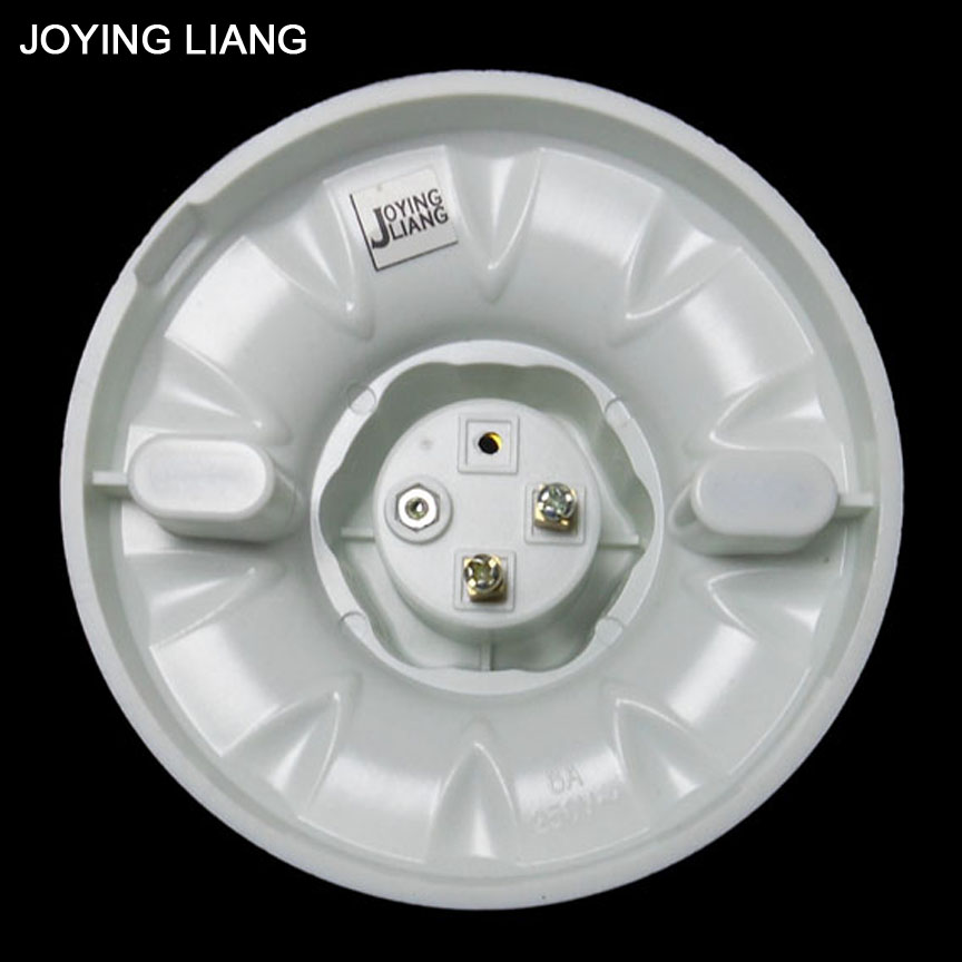 JOYING LIANG 250V 6A E27 Screw Lamp Holder White Big 105mm Round Bottom 55mm Height Thick Lamp Bases Lights Holder