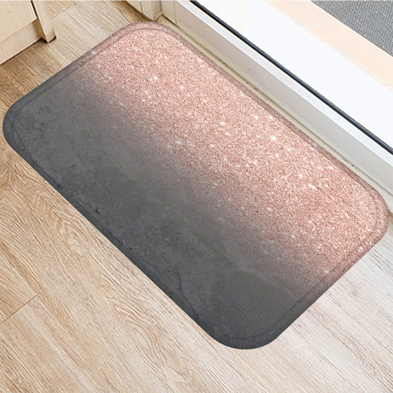 1 st 40*60cm stenrandig marmormönster halkskyddad mocka matta dörrmatta dörrmatta utomhuskök vardagsrum golvmatta matta 48276: 2dd-48276-032