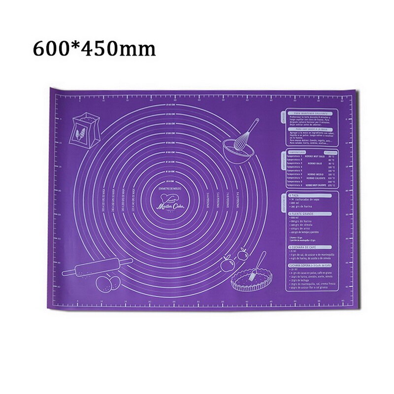 60*40CM Nicht-Stick Silikon Back Matte Pad Backen Blatt Glas Faser Roll Teig Matte Cookie Macaron backen Matte Gebäck Werkzeuge 15: G294532A