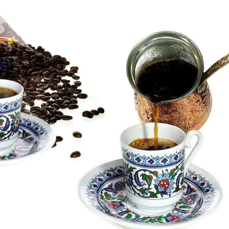 Stilfuld maling kaffekop plade porcelæn espresso rejse keramik håndlavet tyrkisk te kop vintage kubek do kawy te kopper  ea6 byd