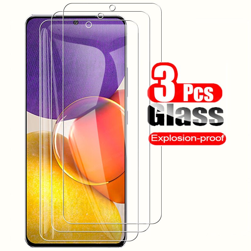 3 PCS/Lot for Samsung Galaxy quantum 2 Protective Glass for Samsung Xcover 5 A52 A72 A32 A22 A12 A02 A02s Screen Protector Film