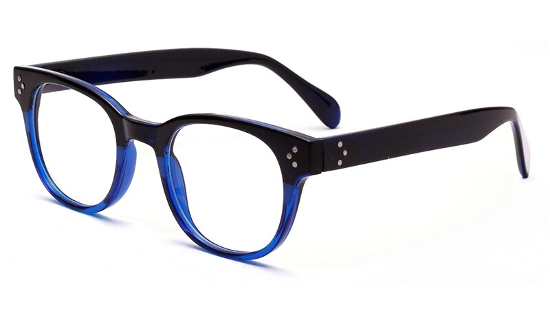 Kachawoo anti blue glasses men square black leopard pattern computer eyeglasses women's frame rivet style ladies birthday: black blue