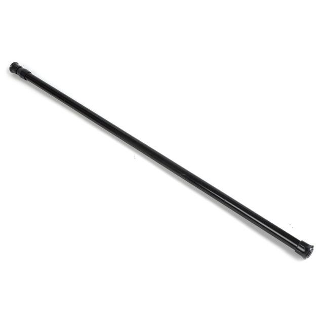 Extendable Adjustable Spring Tension Rod Pole Curtain Shower Bathroom Window: Black 55-90cm