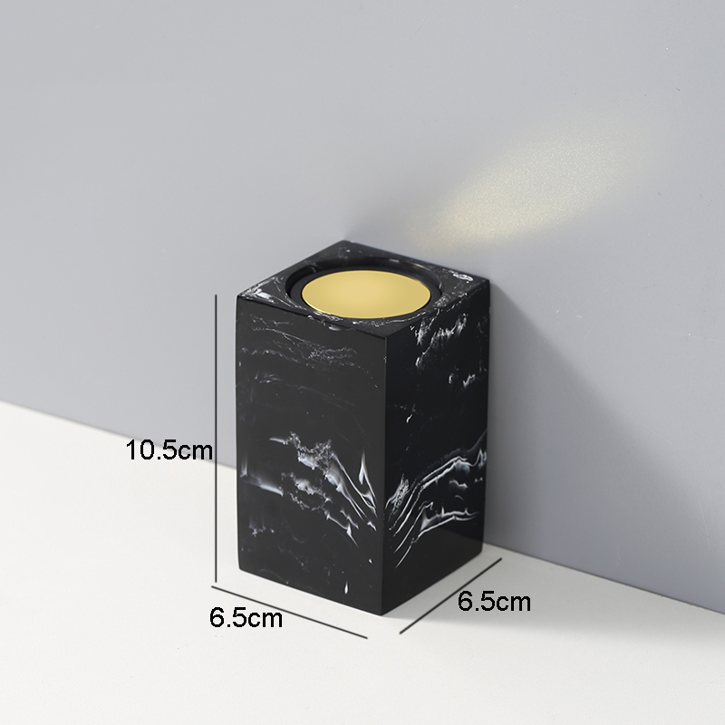 Resin Toothpick Boxes Squeeze Cotton Swab Toothpick Storage Container Stainless Steel Lid Home Portable Cotton Swab Storage Jars: toothpick box 8