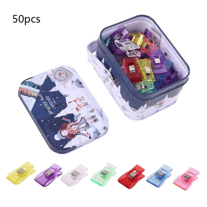 Juego de Clips multiusos para Patchwork, costura, Quilting, ceñido, manualidades, 100 unidades: 15 50pcs
