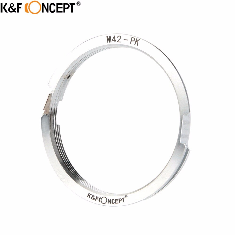 K & F Concept Voor M42-PK Camera Lens Adapter Ring Van Metaal Fit Voor M42 Schroef Mount Lens Voor pentax K Mount Camera Body