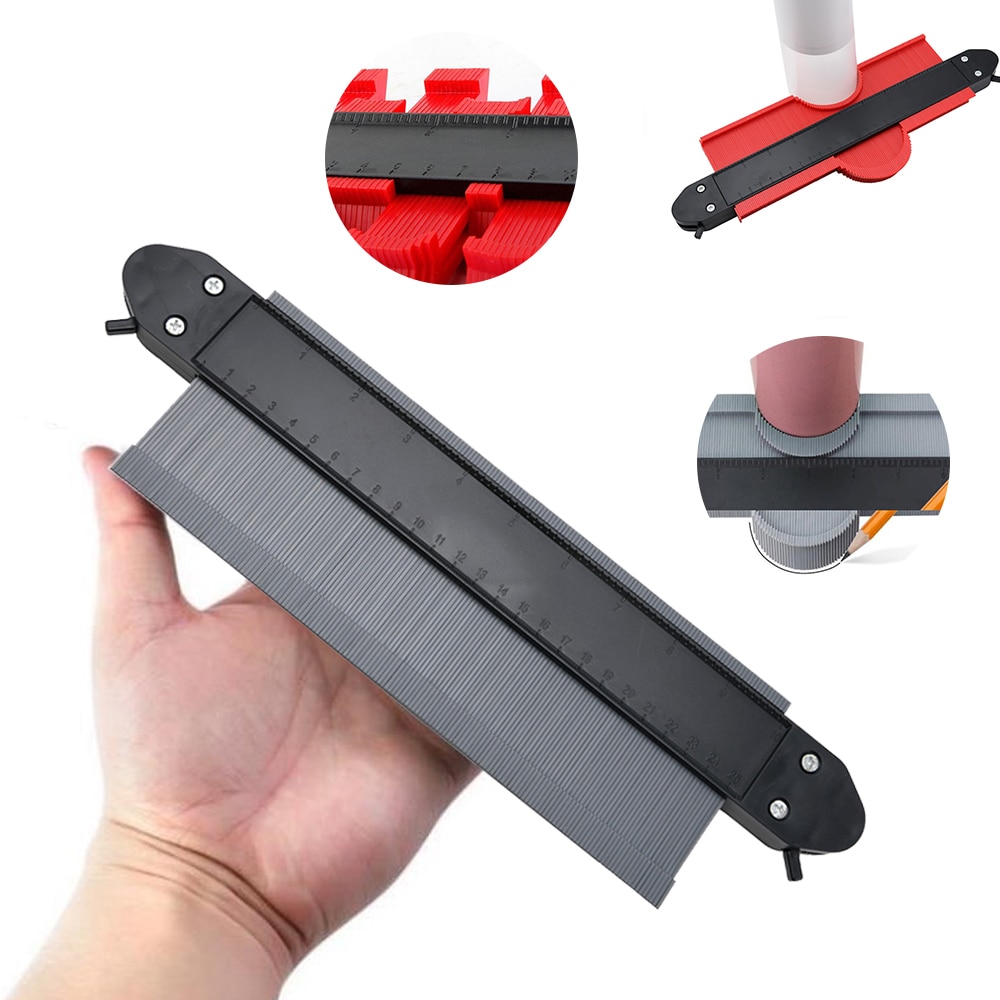 Muotokonttori 12cm/14cm/25cm - Merkintätyökalu Puulle ja Laatoille - Epäsäännöllinen Mittakaavalinja