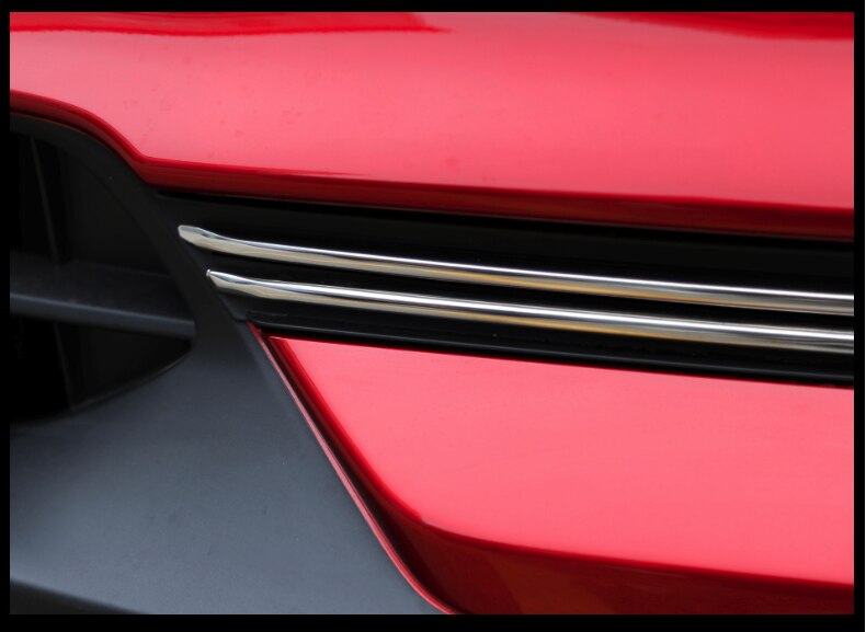 Til mazda cx -5 cx5 tilbehør bil tågeforlygte pyntelister dekorationsdæksel udvendig abs krom styling