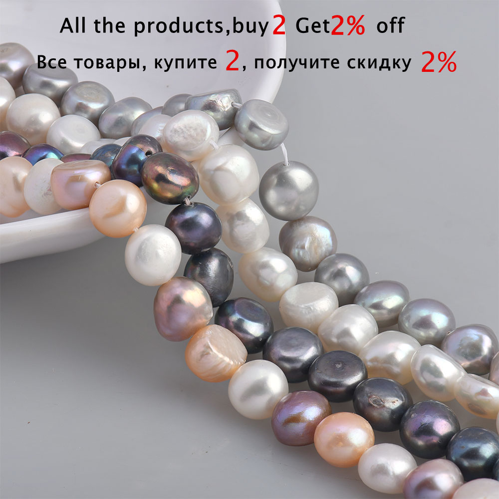 Perla barocca di perle coltivate d'acqua dolce genuina naturale di alta qualità per gioielli collana braccialetto tariffa forniture da 3mm a 10mm