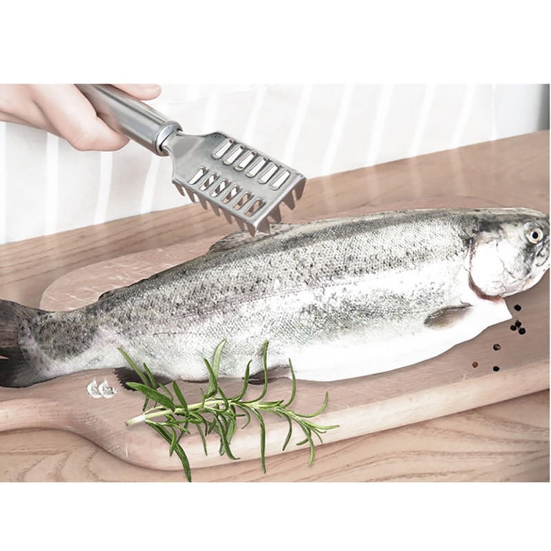 Fisk køkken gadget skalaer skrabning fisk høvl fisk skala skraber køkkenredskaber køkkenredskaber