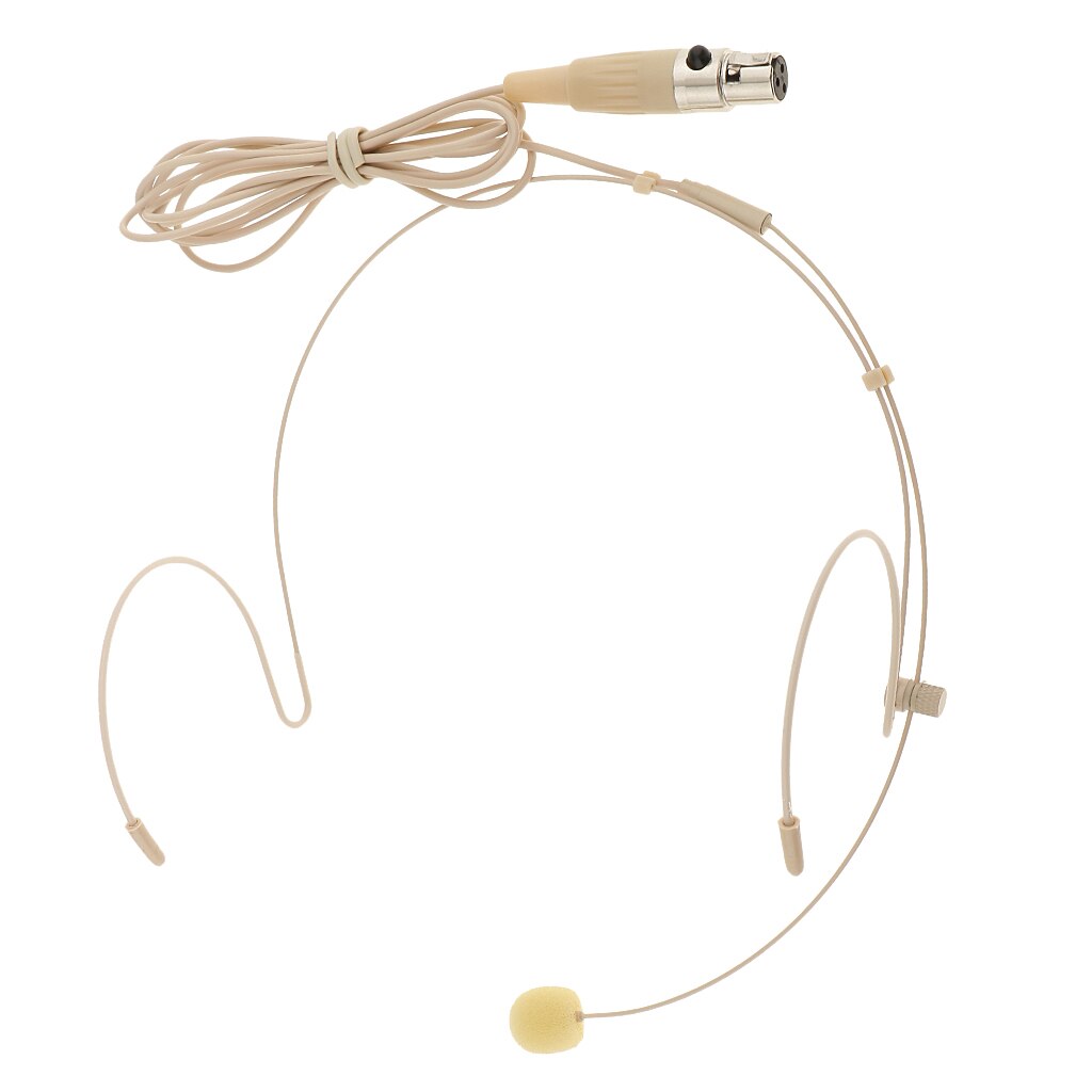 Wired Ear Hook Headphones / Microphone Skin Color Headband