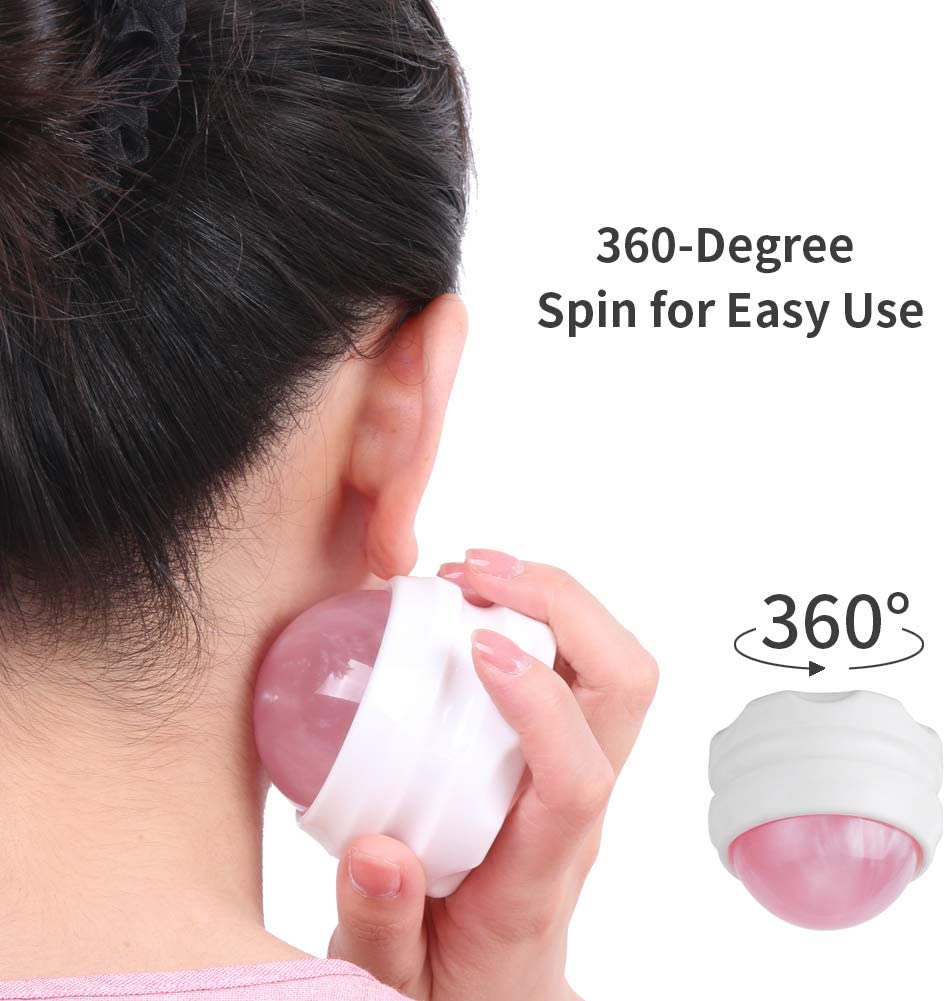 Massage Roller Ball &amp; Cold Therapy Rolling Gel Ball Deep Tissue Massage for Foot/Face/Back/Plantar Fasciitis/Muscle Fitness