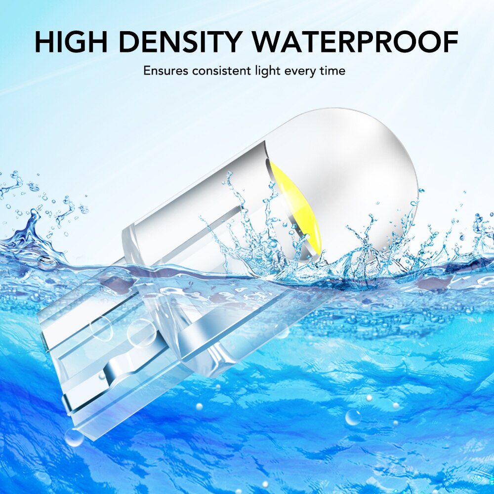 10 stuks auto  t10 w5w cob led-lampen voor ford explorer, expedition, evos, start, c-max, s-max, b-max, edge, everest