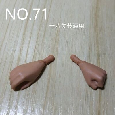 Original remplacement poupée mains pieds multi-articulations poupée corps accessoires blanc Beige marron mâle femme poupée pièces: no.71 as pics