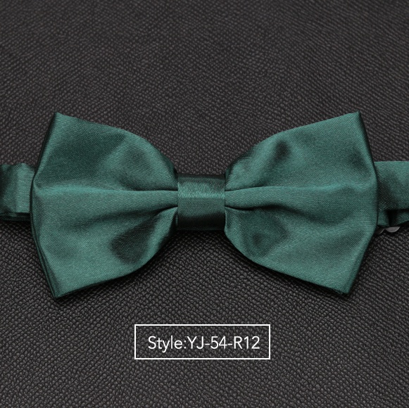 Herren Fliege Hochzeit Krawatten für Männer Frauen Solide Schmetterling Krawatte Krawatte Männlichen Kleid Hemd Zubehör Bowtie: YJ-54-R12