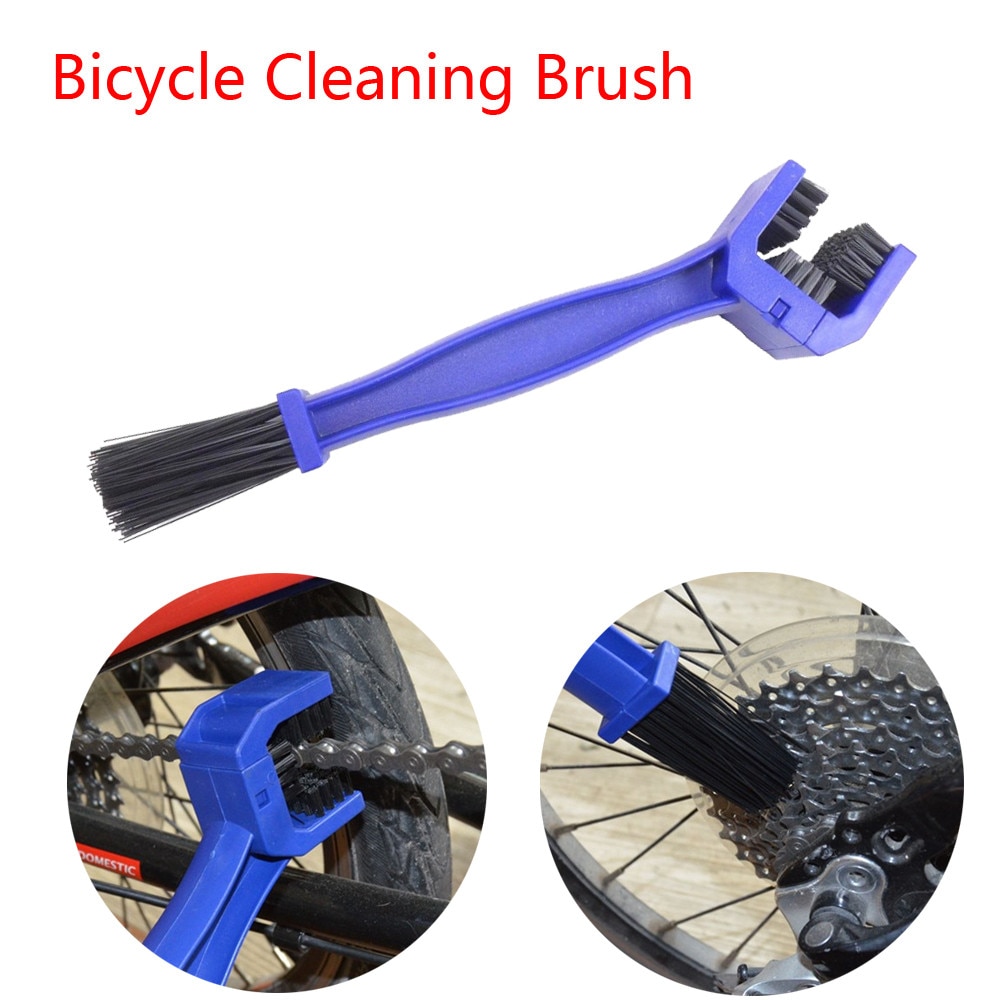 A set Mountain Cycling Cleaning Kit Portable Bicycle Chain Cleaner Bike Brushes Scrubber Wash Tool Outdoor Accessory #2