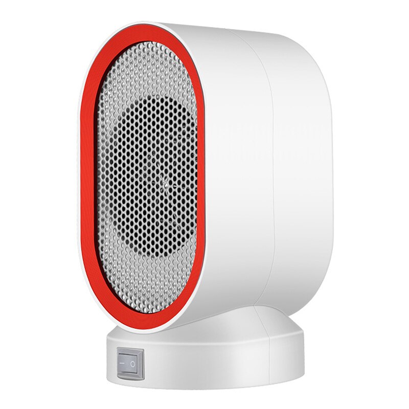Portable Electric Heater Fan Heater Desktop Household Handy Heating Stove Radiator Warmer Machine EU/US/AU/UK Plug: Red / UK Plug