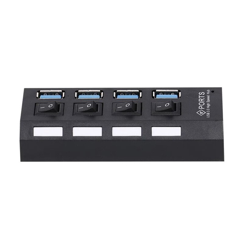 4 portas usb 3.0 hub usb divisor 4 portas expansor com interruptor para pc