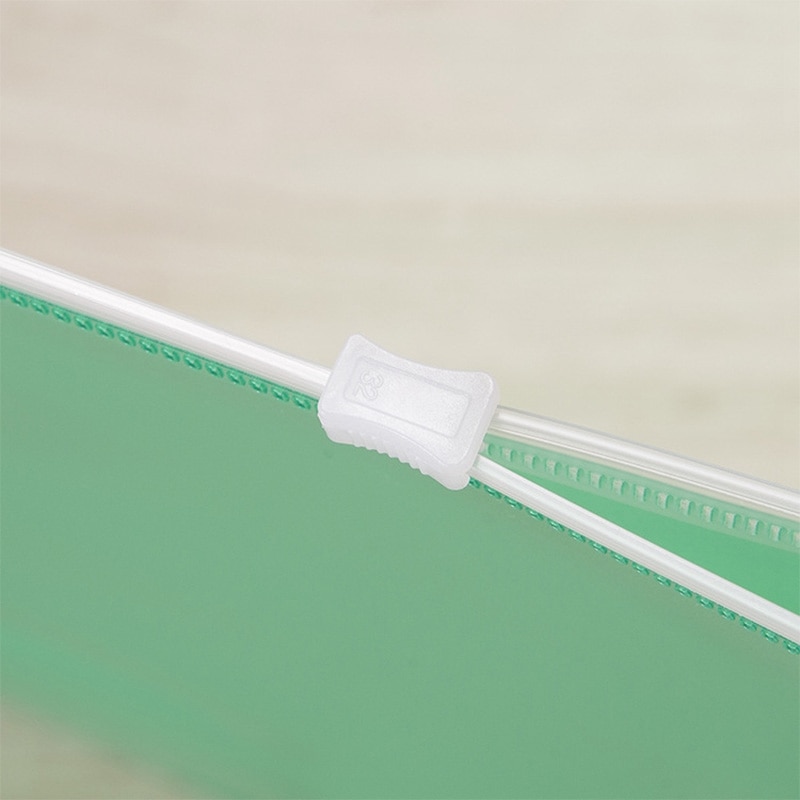 10 paquetes de sobres de plástico con cremallera, tamaño de la Carta, carpeta para documentos y recibos, surtido de colores, proveedor de oficina