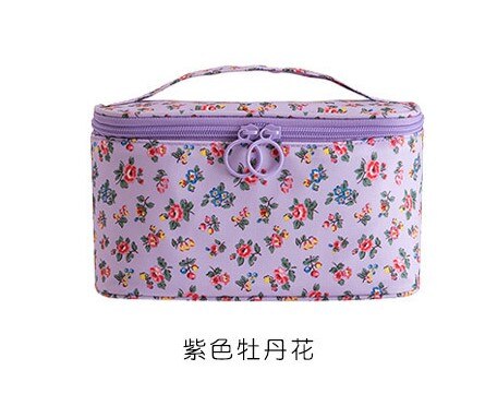 Esteticista nueva de Corea maquillaje de Pu bolsas de cosméticos de viaje bolsa organizadora de aseo maquillaje bolso impermeable bolsa de belleza bolsa: 6