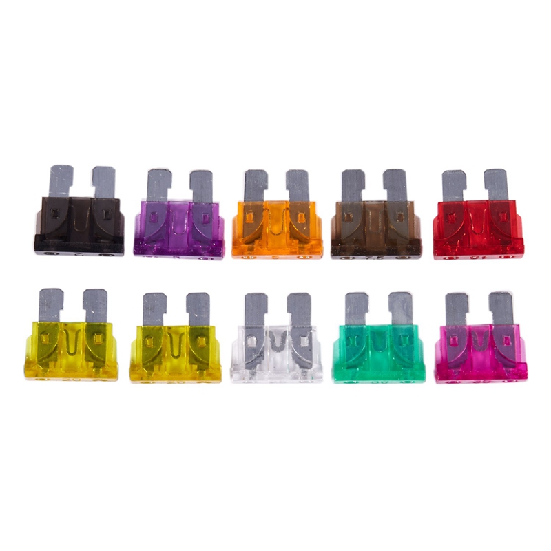 100 mechanische zekering 2a 3a 5a 7.5a 10a 15a 20a 25a 30a 35a voor voiture moto auto