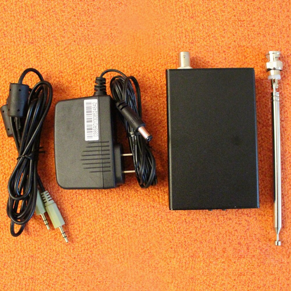 1Mw 87-109Mhz Stereo Pll Fm MP3 Zender Mini Radio Station + 1Mw Machine + 3.5mm Connector + Staaf Antenne