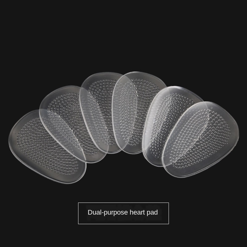 Perzik hart voorvoet hak halve meter pad wasbare gel voorvoet binnenzool binnenzool hoge hak platte zool casual schoen antislipmat