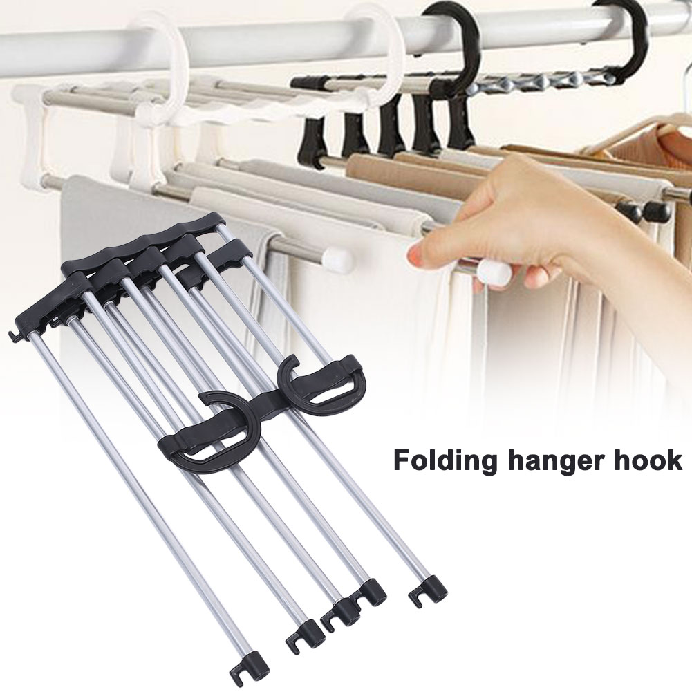 Folding Scarf Shawl Hanger Hook Rack Organizer Space Saving Easy