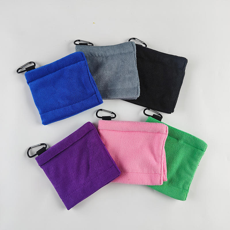Golf Ball Reinigung Handtuch Platz Mikrofaser Golf handtuch Golf Absorption Reiniger Wischen Tuch Sauber Reinigung Zubehör Tragbare