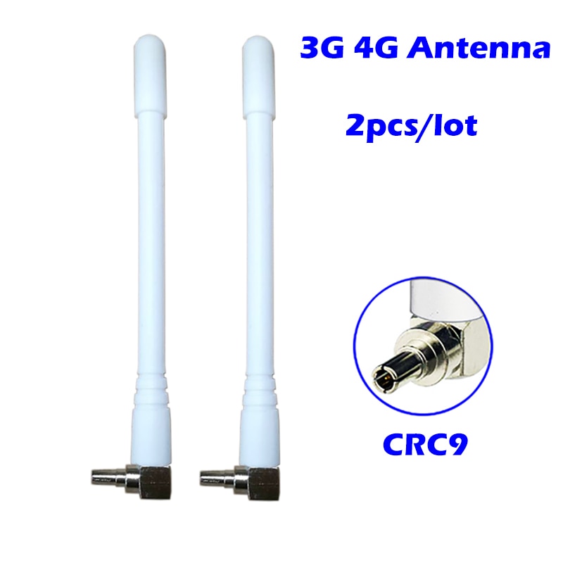 CRC9 3G 4G 3dbi ganho Da Antena externa crc9 2 pçs/lote para E3372,EC315,EC8201 para USB modem roteador MiFi Hotspot Móvel Wi-fi Impulsionador