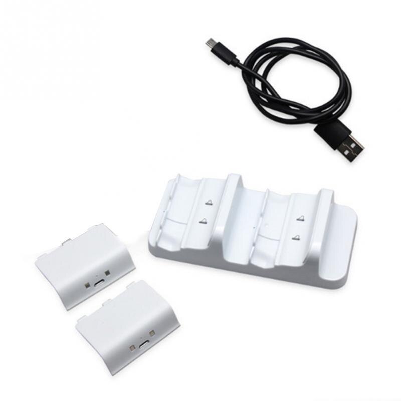 Dual Controller Charging Station - for Xbox One - with Battery Packs - Portable Charger