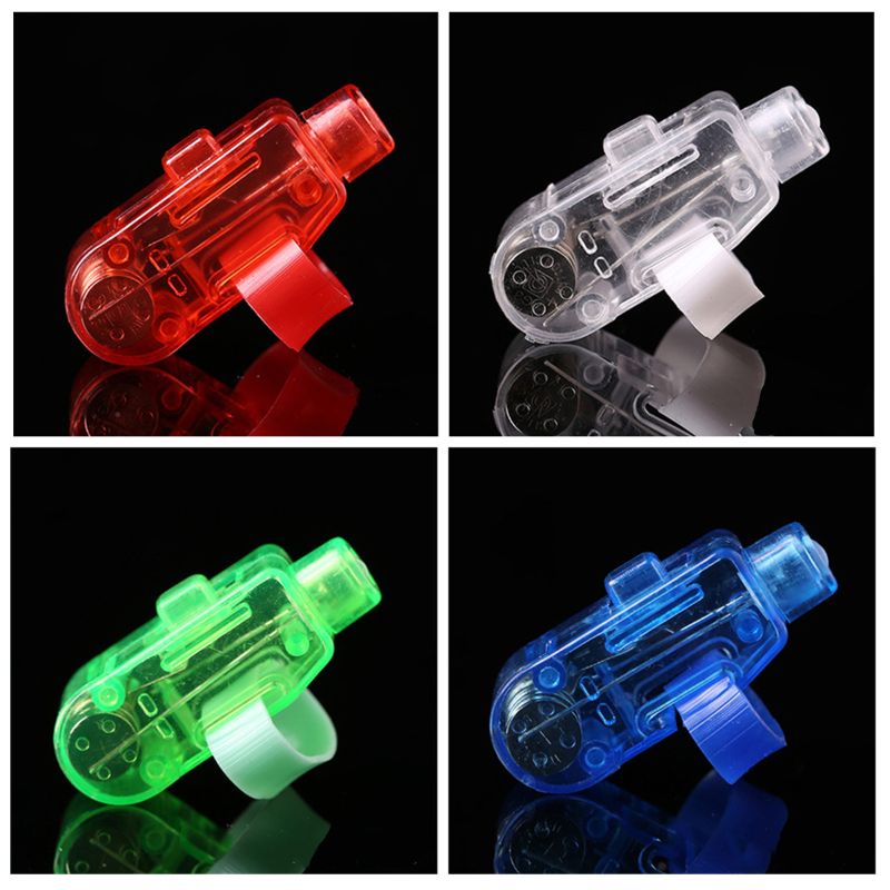 LED Finger Lights 100 Pack Finger Ring Glow Sticks for Kids Adults Bright Party 97BD
