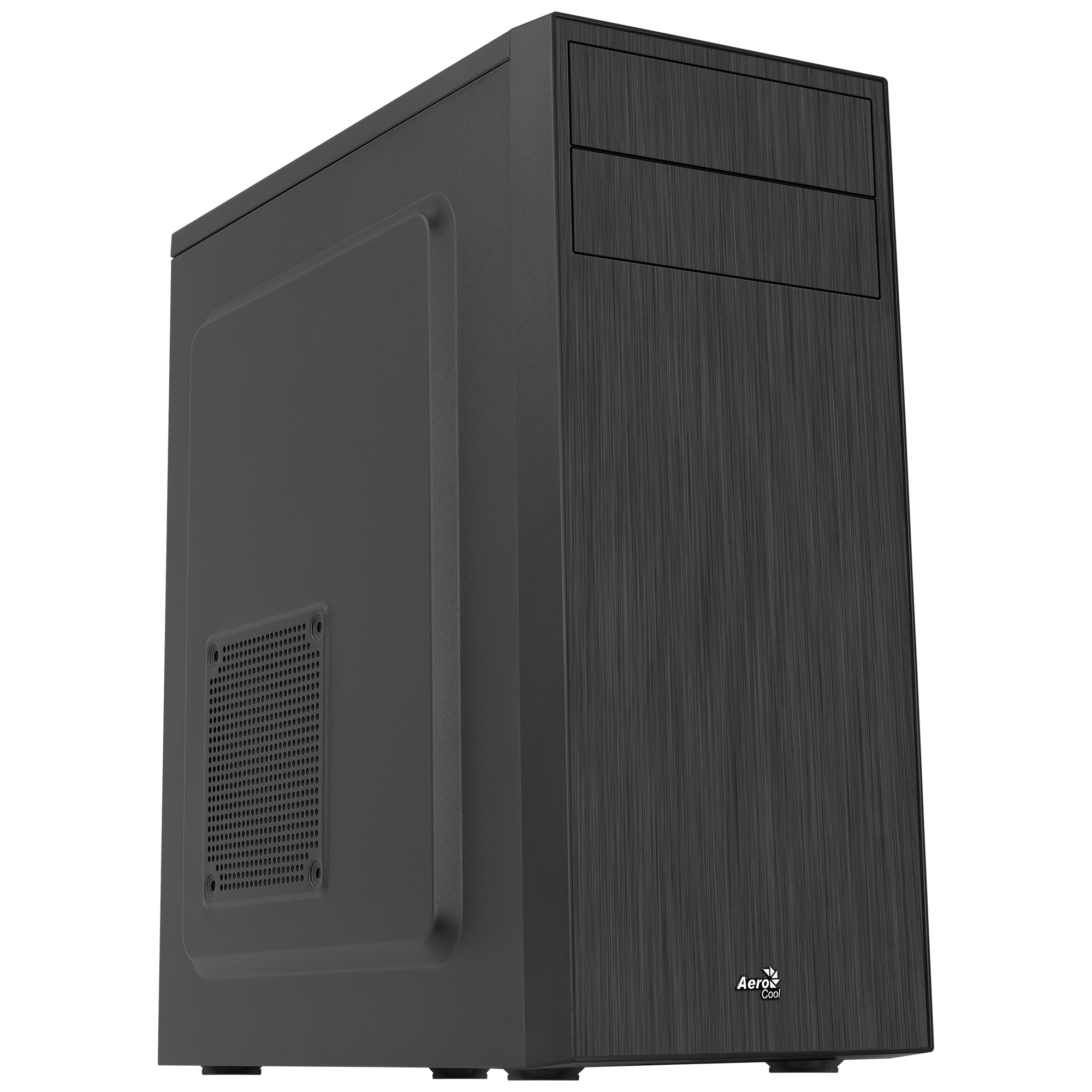 Aerocool CS1103, Pc Case Atx, Gepolijst Aluminium, Achter Fan 80 Mm