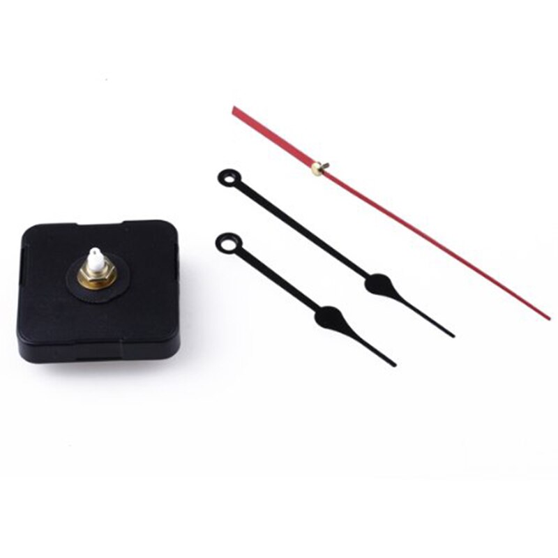 Klok Beweging Zwarte Uur Minuut Rode Secondewijzer Diy Gereedschap Set
