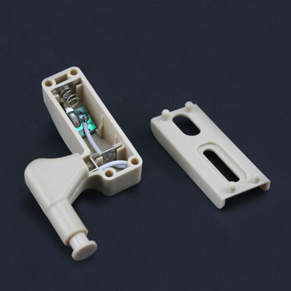 2/5/6/10 stk ledet smart touch induktionskabinet lys skab indvendigt hængsel lampe sensor lys natlys til skab garderobe