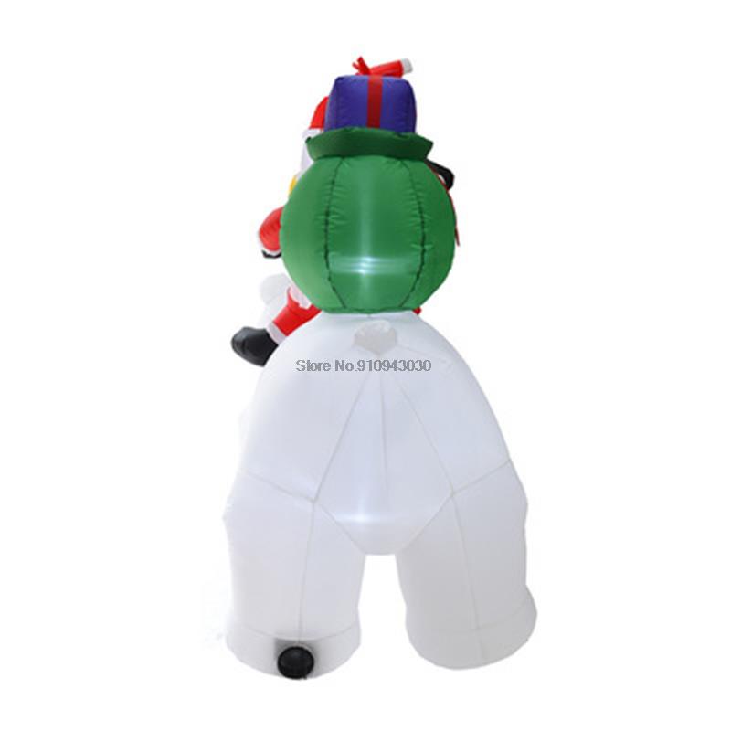 Ours polaire géant gonflable de 2M, décorations de noël gonflables, offre spéciale