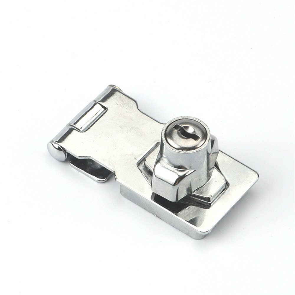 1pcs Heavy Duty Locking Hasp And Staple With Keys Padlock Cupboard Shed Garage Lock File Cabinet Drawer Wardrobe Lock Hasp Lock