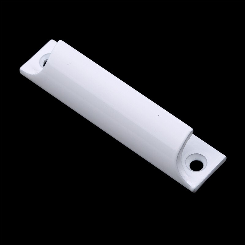 Tiradores de Hebilla blanca negros de aleación de aluminio, manijas gruesas para puertas y ventanas, asas pequeñas para cajones de armarios, manijas para ventanas pequeñas: white