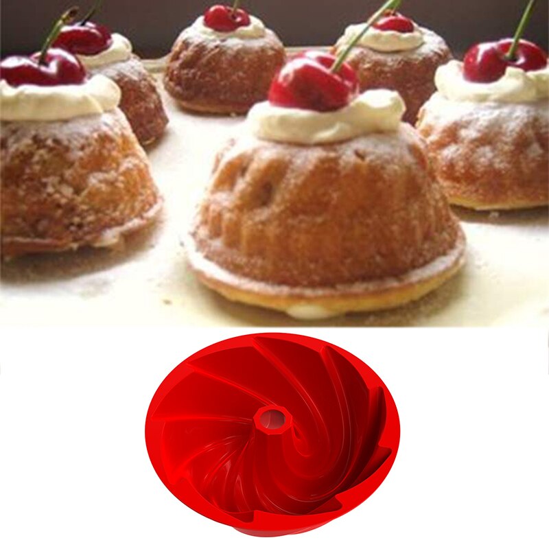 Kakuri Siliconen Cakevorm Ronde Vormige Muffin Cupcake Bakken Mallen Keuken Koken Bakvormen Maker Diy Cake Gereedschappen