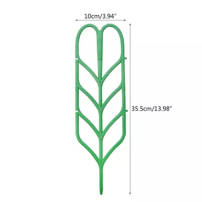 Groen Plastic Plant Klimrek Mini Frame Tuinieren Tool Diy Kunstmatige Plant Bloem Beugel Tuin Gereedschap