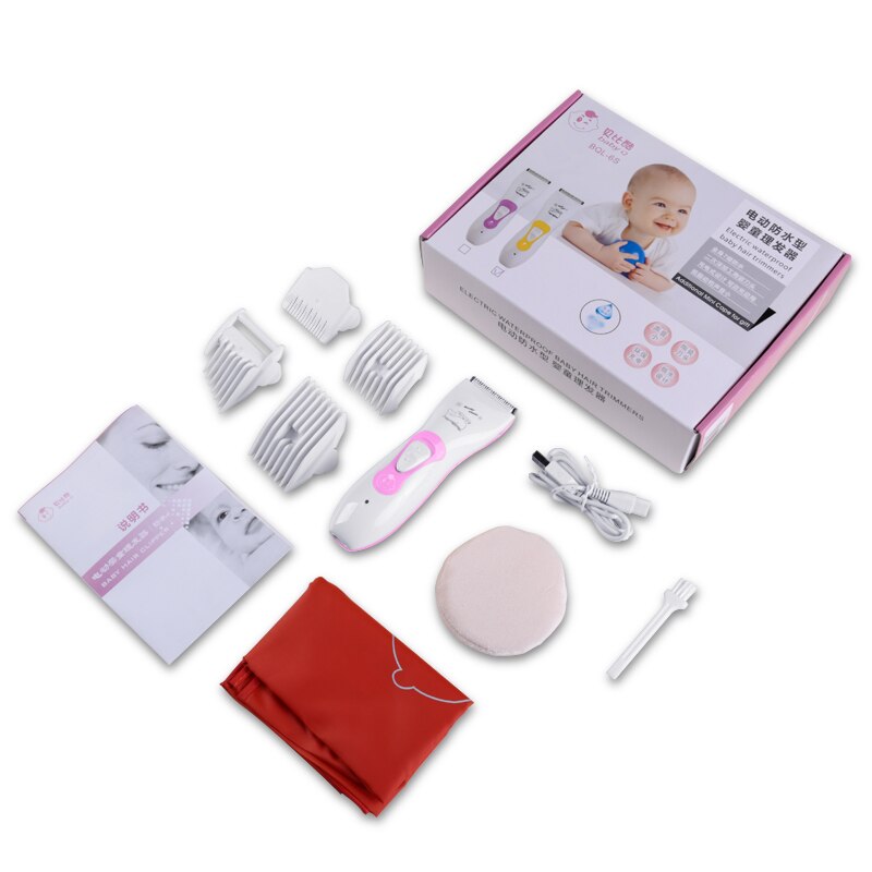 BBQ Baby Tondeuse Elektrische Tondeuse Veilig Waterdicht Rustige voor Kids Baby Pet Pasgeboren Baby Care Haar Snijden Scheerapparaat