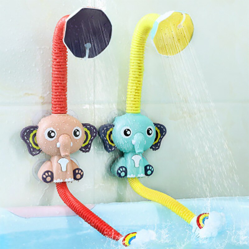 3Wbox Bad Speelgoed Kindje Water Game Olifant Model Kraan Douche Elektrische Waternevel Speelgoed Voor Kinderen Zwemmen Badkamer Baby speelgoed