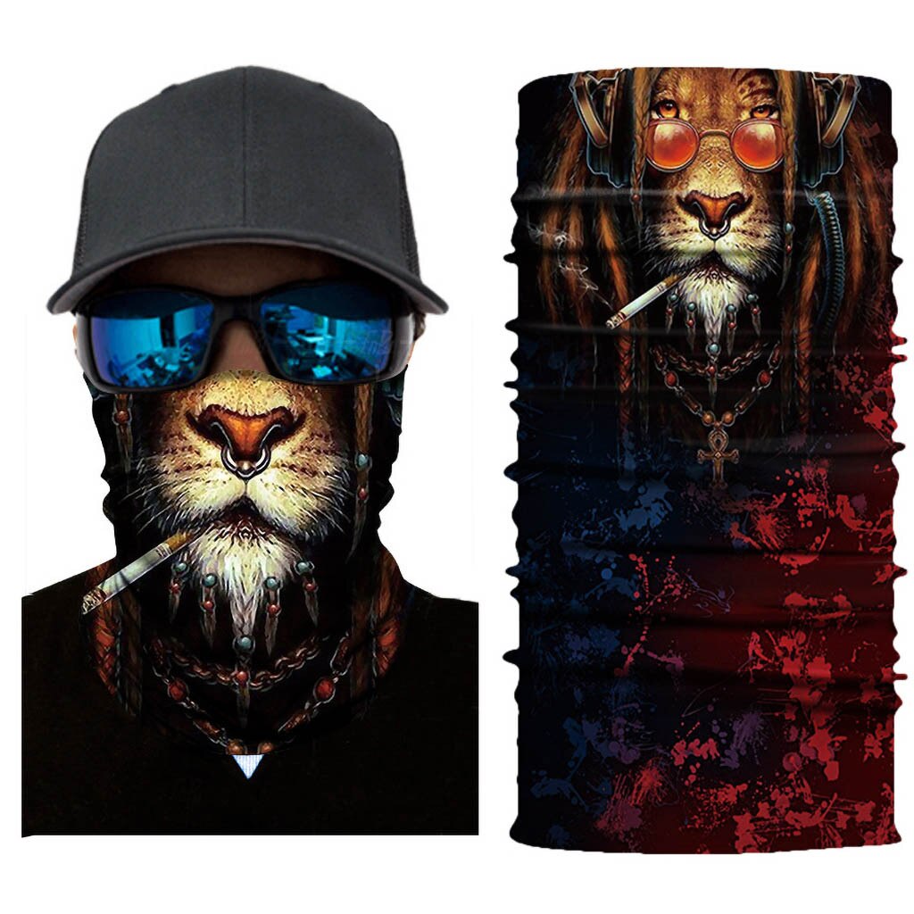 Cycling Motorcycle Head Scarf Neck Warmer Face Mask Ski Balaclava Headband Sport Cycling Black mouth Masks маска31: Black