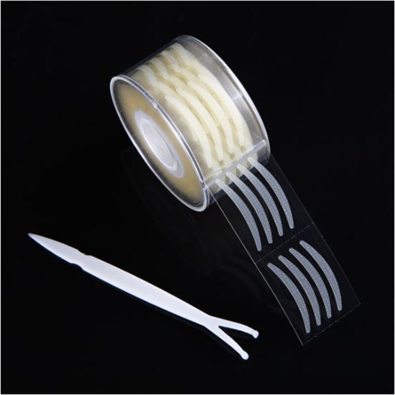 600 stuks make-up heldere beige strepen ooglid dubbele vouw ooglid sticker: Natuur s