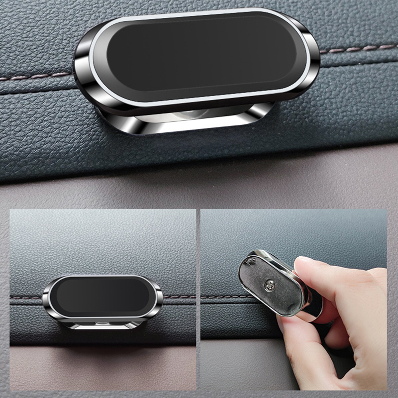 Soporte magnético para teléfono de coche con forma de Mini tira Simple, accesorios para coche 9*2,4 MMN40, imanes magnéticos fuertes, pegamento Nano sin marcas