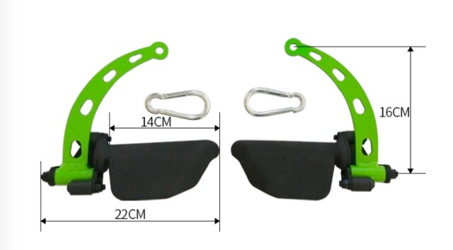Training back muscles rowing high position pull down low pull handle fitness equipment accessories pull back handle: 4