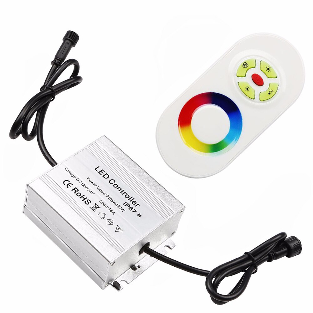 Wireless Waterpoof IP67 216W Input DC12V LED RGB Controller Outdoor used for Deck/Inground/Underground/Step LED Light controller