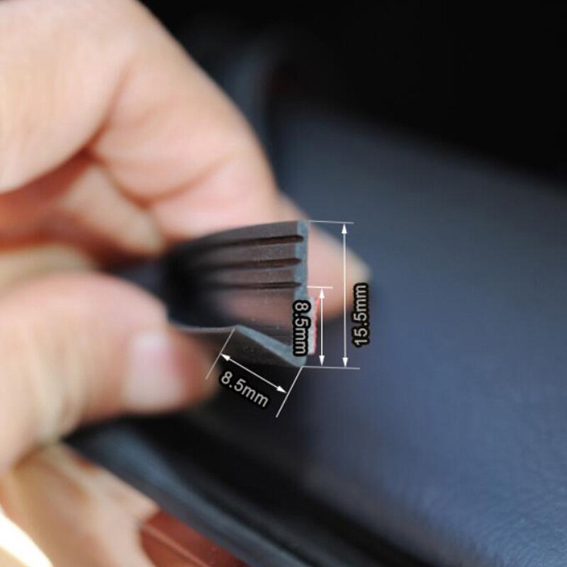 Joint d'étanchéité en caoutchouc pour vitres de voiture, Type V, 8.5mm