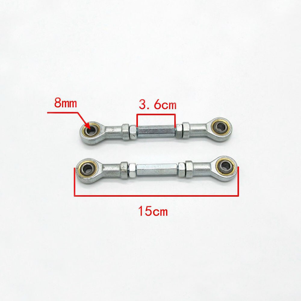 1 Pair 150mm M8 Steering Tie Rod Kit Ball Joint For Electric Mini Kids ATV Go Kart Buggy Quad Bike Parts