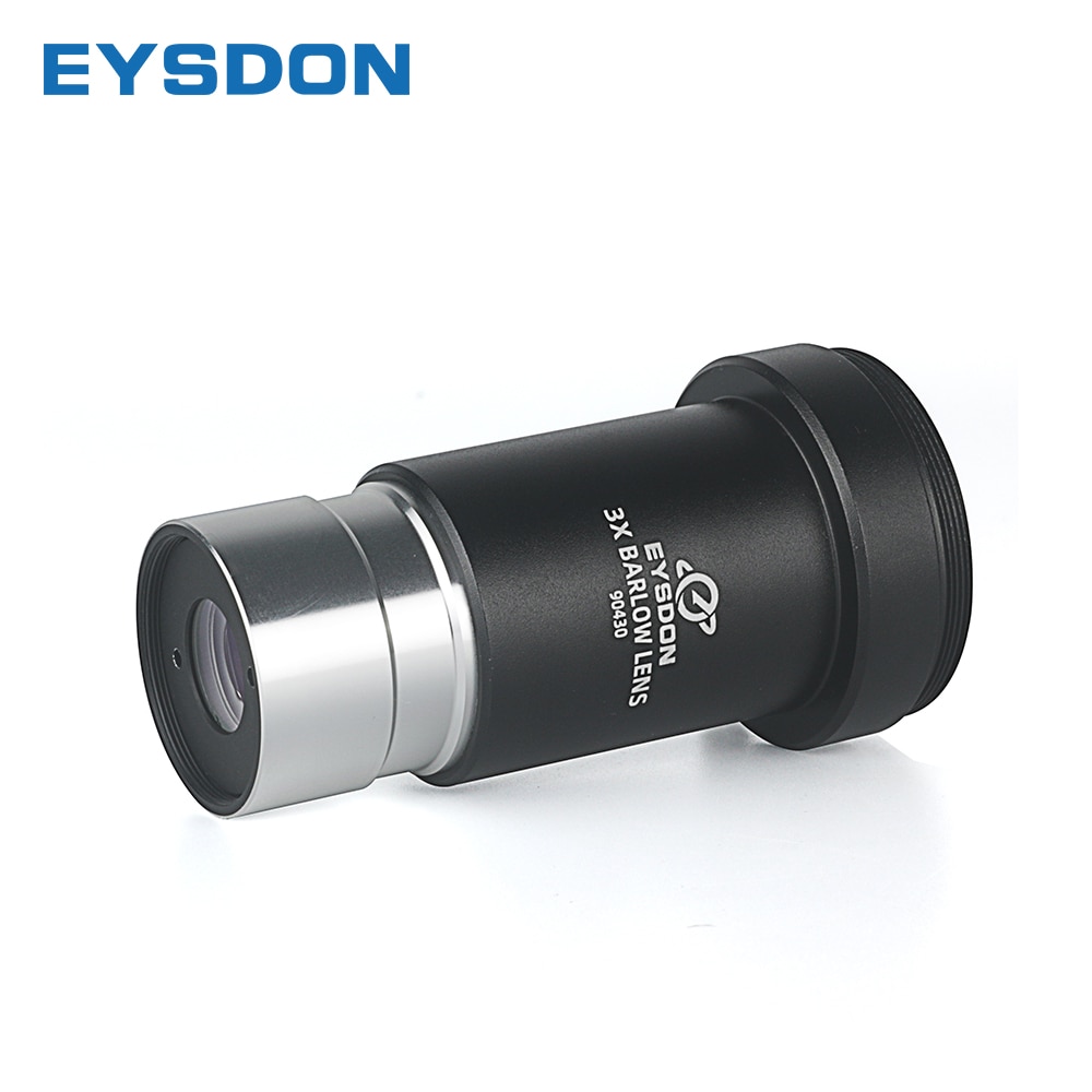 Eysdon 3x Barlow Lens Volledig Multi Gecoat Achromatische Voor 1.25 &quot;Astronomische Telescoop Met M42 Camera Fotografie Adapter Threads